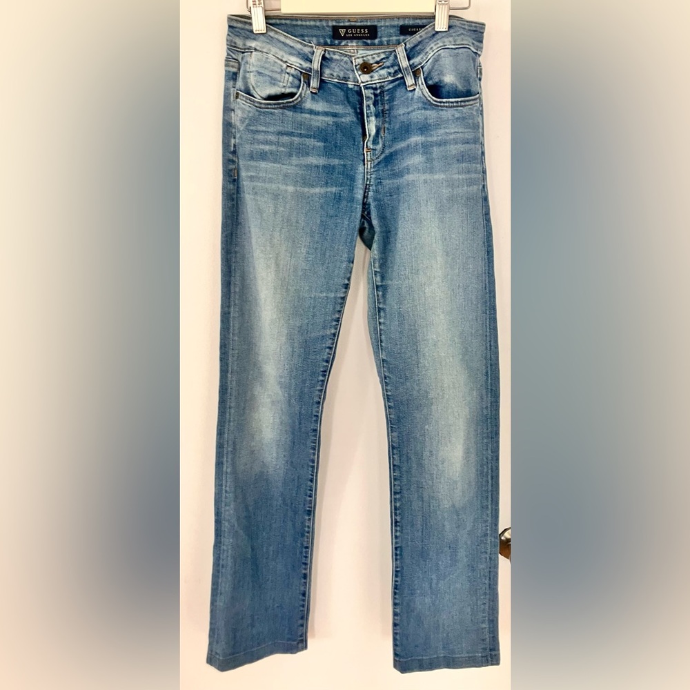 Guess Light Blue mid cigarette Jeans